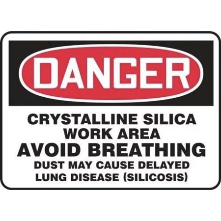 Accuform OSHA DANGER SAFETY SIGN CRYSTALLINE MCHG140VP MCHG140VP